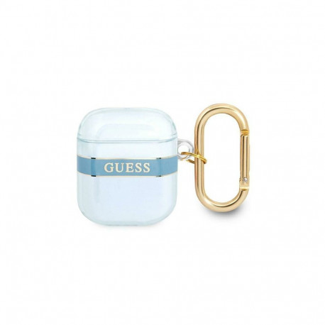 Guess GUA2HHTSB AirPods cover blue/blue Strap Collection