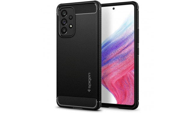 Spigen kaitseümbris Rugged Armor Samsung Galaxy A53 5G, must