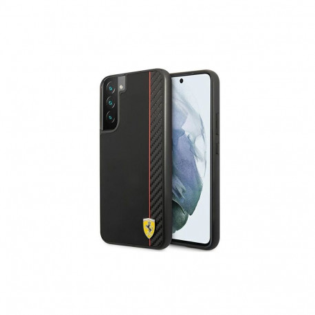 Ferrari FESAXHCS22MBK S22+ S906 black/black hardcase On Track Carbon Stripe