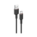 Acefast USB cable - USB Type C 1.2m, 3A black (C2-04 black)