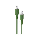 Acefast C2-03-CC USB-C - USB-C PD QC cable 60W 3A 480Mb/s 1.2m - green