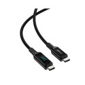 Acefast C6-03 Black USB-C - USB-C PD QC cable 100W 5A 480Mb/s 2m - black