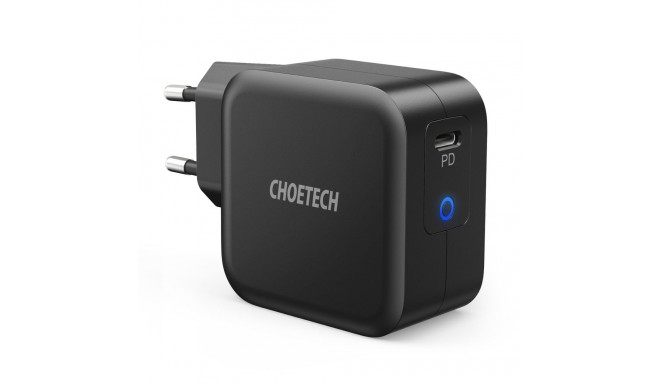 Choetech GaN USB Type C wall charger 61W Power Delivery black (Q6006)