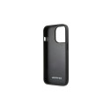 AMG AMHCP13LGSEBK iPhone 13 Pro / 13 6,1" czarny/black hardcase Leather Debossed Lines