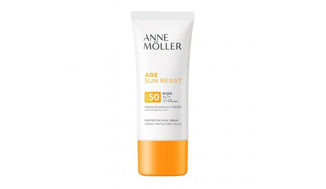Päikeseblokeerija âge Sun Resist Anne Möller Spf 50 (50 ml)