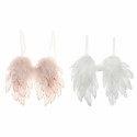 Jõuluehe DKD Home Decor Suled (2 pcs) (28 x 4 x 33 cm)