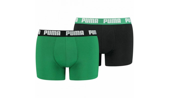 Men's Boxer Shorts Puma 521015001-035 Green (2 uds)