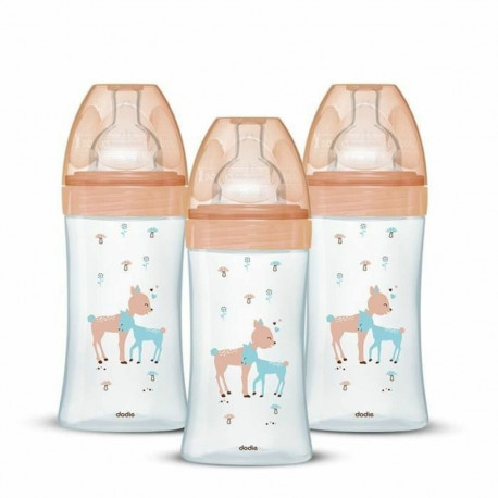 Set of baby's bottles Dodie 3 uds