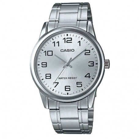 Unisex Kell Casio COLLECTION Valge Hõbedane (Ø 38 mm)