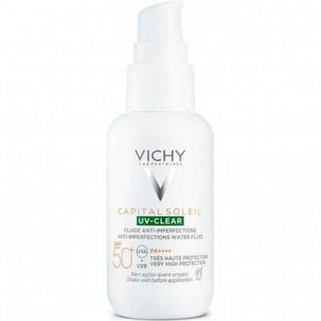 Päikesekaitsekreem Vichy Capital Soleil Uv Clear Aknevastane vahend Spf 50 (40 ml)