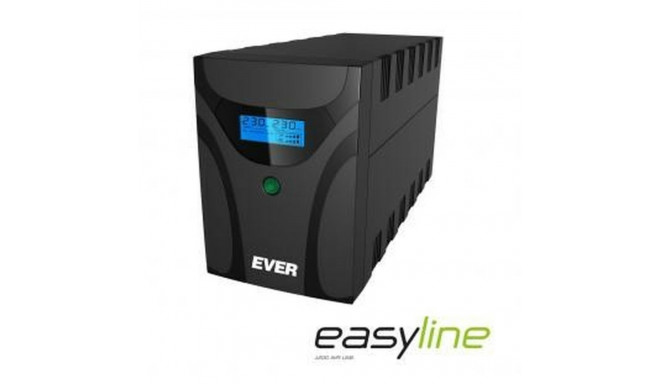 Katkestamatu Toiteallikas Interaktiivne süsteem UPS Ever EASYLINE 1200 AVR USB 600 W