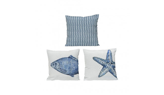 Cushion Blue White Multicolour 40 x 40 cm