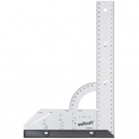 Kolmnurkjoonlaud Wolfcraft 5205000 Teras (200 x 300 mm)