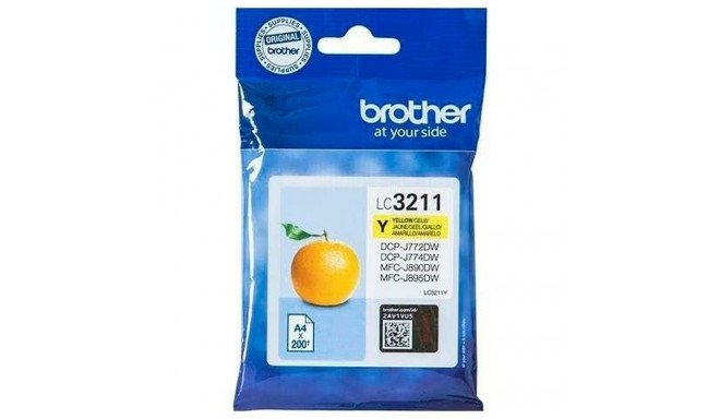 Ühilduv Tindikassett Brother LC-3211Y Kollane