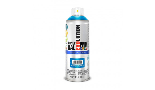 Spray paint Pintyplus Evolution RAL 5015 Water based Sky Blue 400 ml
