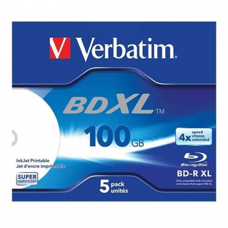 Blu-Ray BD-R Verbatim 5 Ühikut 4x