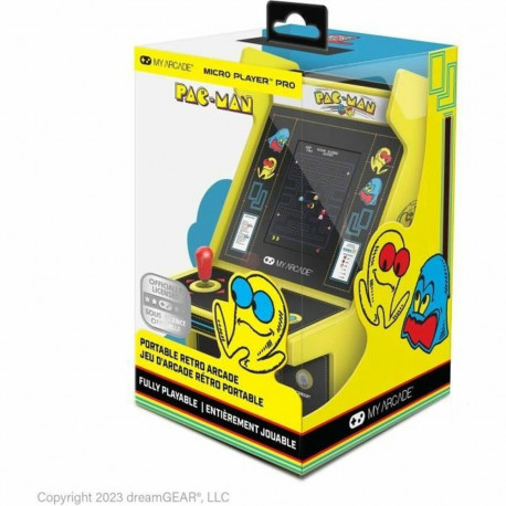 Teisaldatav Mängukonsool My Arcade Micro Player PRO - Pac-Man Retro Games Kollane