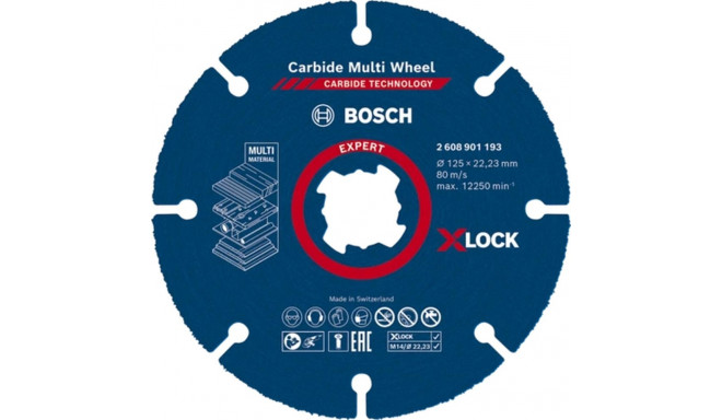 Cutting disc BOSCH Expert Multi 125mm 20 x 1 x 15 cm carbide