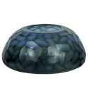 Vase Home ESPRIT Blue Crystal Modern 33 x 33 x 14 cm Vase Home ESPRIT Blue Crystal Modern 33 x 33 x 14 cm