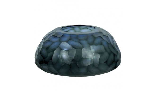 Vase Home ESPRIT Blue Crystal Modern 33 x 33 x 14 cm
