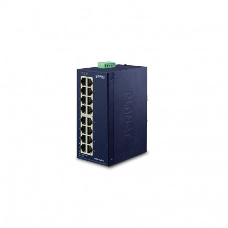 PLANET ISW-1600T network switch Unmanaged Fast Ethernet (10/100) Blue