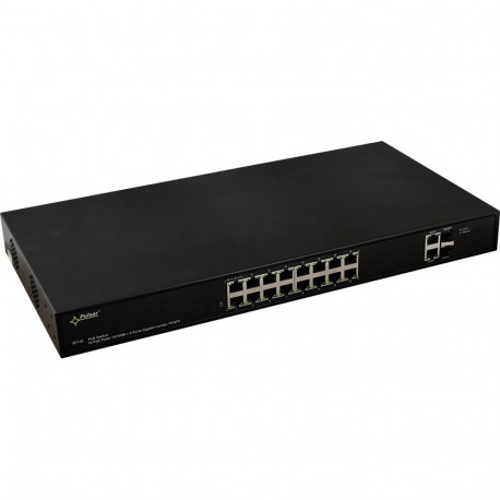 PULSAR SF116 hallatav Fast Ethernet (10/100) Power over Ethernet (PoE) 1U must võrgulüliti