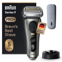 Braun Series 9 Pro+ 9525s Wet & Dry Foil shaver Trimmer Metallic