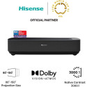 Hisense Laser TV PL2 Ultra short throw projector 2700 ANSI lumens DLP UHD 4K (3840x2160) 3D Black