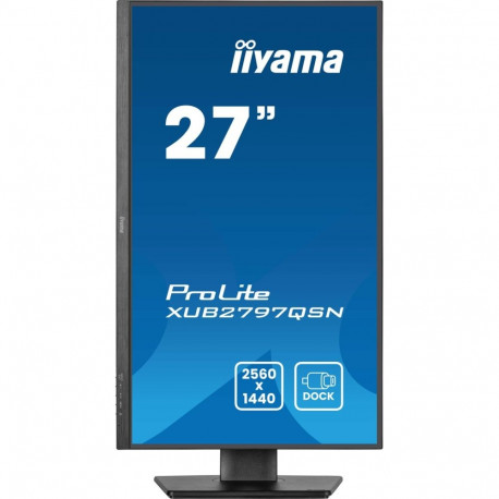 iiyama ProLite XUB2797QSN-B2 arvutimonitor 68.6 cm (27") 2560 x 1440 pikslit Quad HD LED must