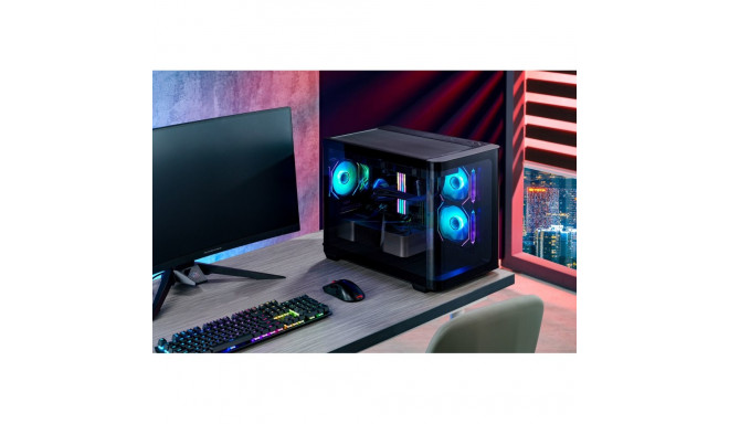 FSP S380-BA Case Mini Tower mITX, mATX Black ARGB