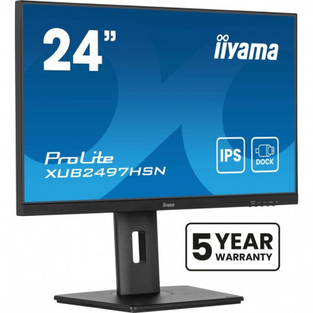 iiyama ProLite XUB2497HSN-B2 arvutimonitor 60,5 cm (23,8") 1920 x 1080 pikslit Full HD LED must