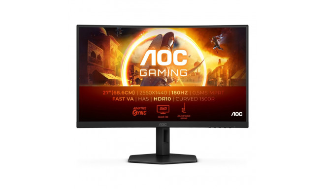AOC G4 CQ27G4X arvutimonitor 68.6 cm (27") 2560 x 1440 pikslit Quad HD LCD must