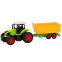 Traktor koos haagisega kaugjuhitav RC 1:16 pult roheline