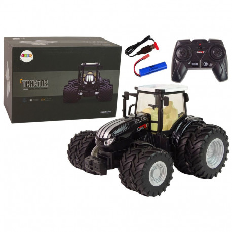 Traktor kaugjuhitav R/C must 2,4G metall