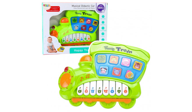 elektrooniline hariv klaver väikelapsele vedur roheline