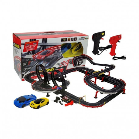 Võidusõidurada 2 autoga 1420cm Turbo 1:43 juhtpuldid