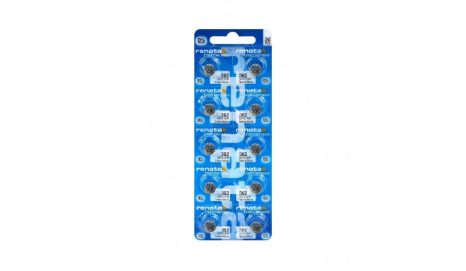 Battery Pack - Renata 362 (SR721SW) 10 pcs, 5-Year Expiration