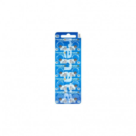 Battery - Renata 317 Silver Oxide 1.55V 10 pcs