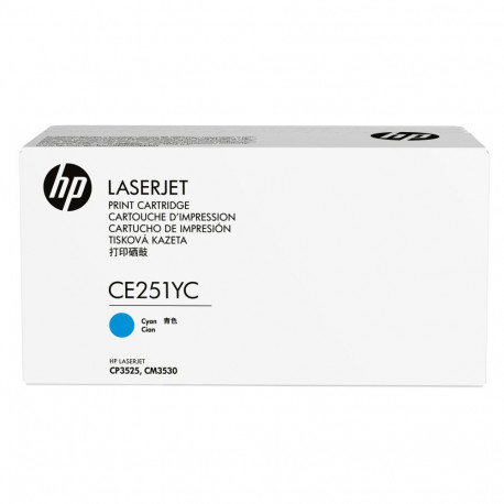 HP tooner CE251Y Contract 504A high 7900lk Color LaserJet CP3525/CM3530, tsüaan