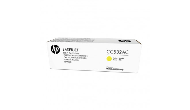 HP tooner CC532AC Contract 304A 2800lk HP Color LaserJet CM2320/CP2025, kollane