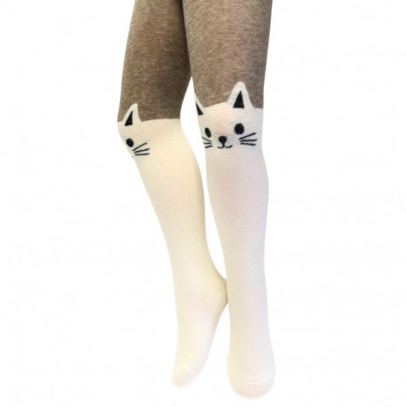 SOKISAHTEL TULIP valged kassidega sukkpüksid 428, 431, 432