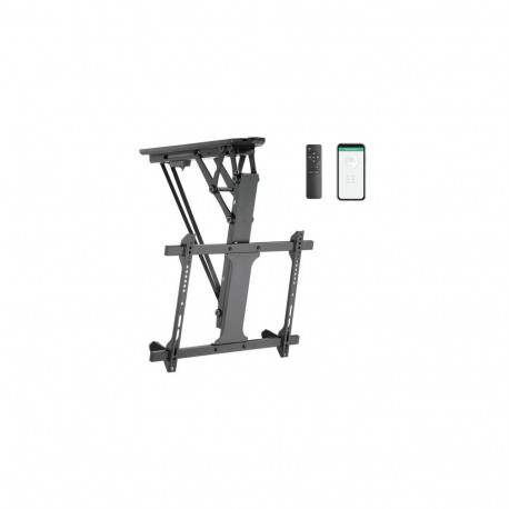 Techly Motorized Swivel Ceiling TV Mount Smart Home Integration for TVs from 32-70"