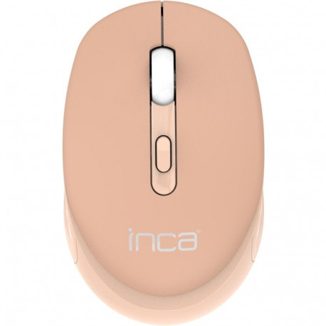"INCA Maus IWM-243RH 1600 DPI,CANDY DESIGN Creme, 2,4GHz"