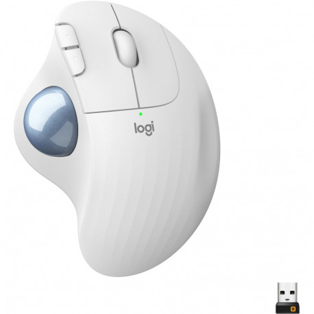 "Logitech M575 ERGO Wireless Trackball white"