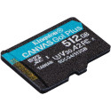 "CARD KINGSTON 512GB microXC Canvas Go Plus Gen4 200MB/s A2 U3 V30 Card + Adapter"