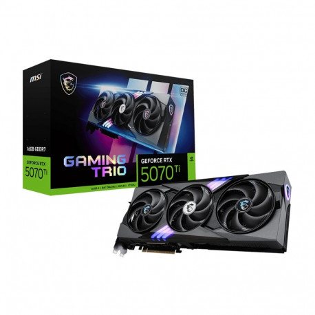 "RTX 5070 TI 16GB MSI Gaming Trio OC 16GB GDDR7 3 Fan"
