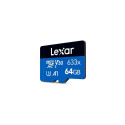 "CARD Lexar 64GB High-Performance 633x microSDXC UHS-I Card"