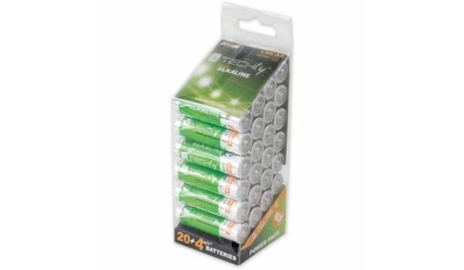 Alkaline batteries LR06 AA 24pcs, (IBT-LR06T24B)