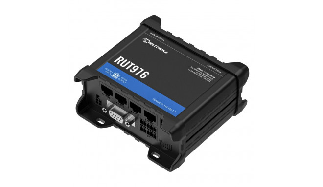 Teltonika RUT976 Redcap 5G 5G ruuter Wi-Fi 4, kahe SIM-kaardiga, 4x FE LAN, RS232, RS485