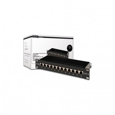 Digitus Patch panel 10" 1U 12x RJ-45 kat. 6 LSA (DN-91612S)